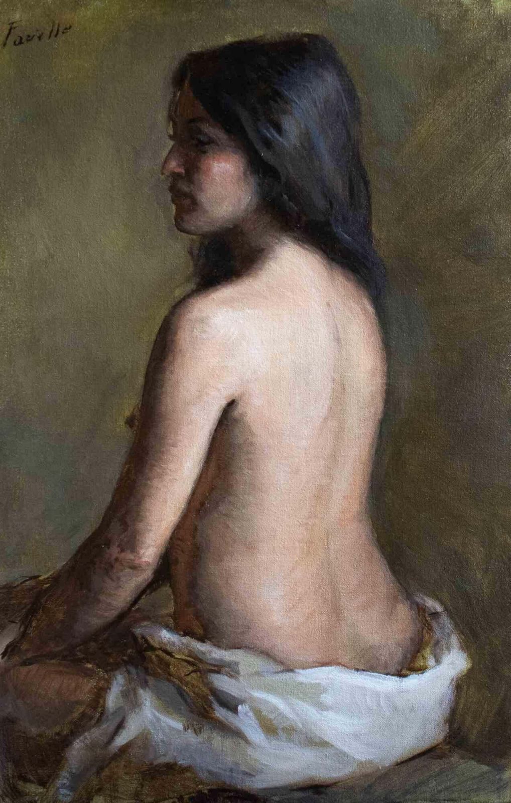 Marco Fariellomeditation Of A Young Girl   Oil Paint By Marco Fariello   20252025
