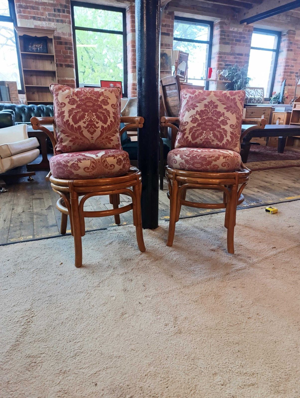 Vintage Bamboo & Rattan Conservatory Lounge Set photo 850.0