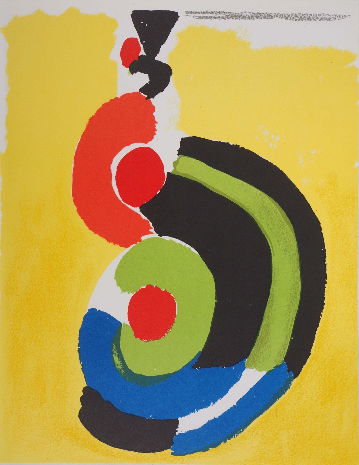 Sonia Delaunayflamenco : Spanish Dancer   Original Lithograph (Mourlot 1972)1972