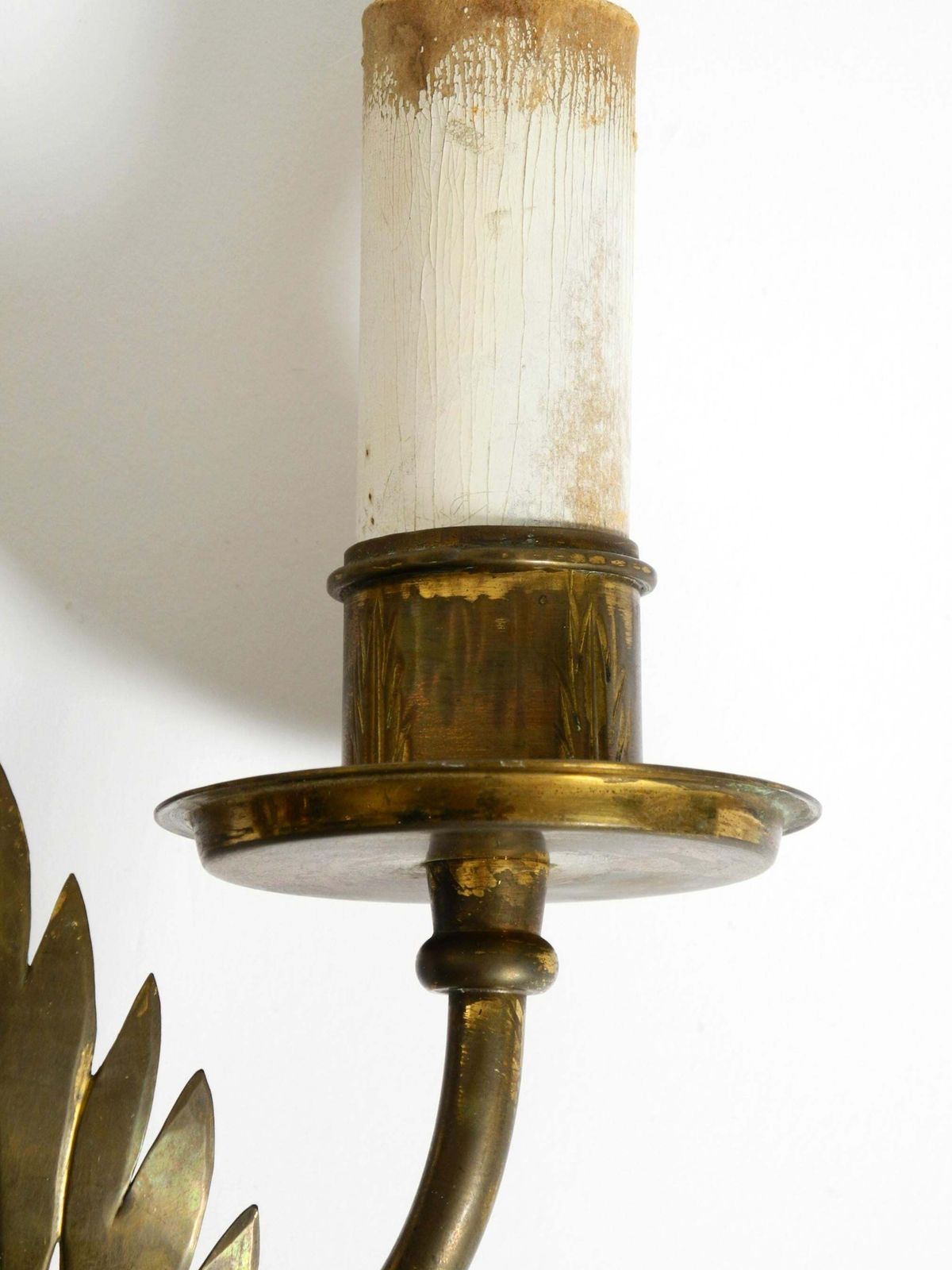 photo buy A Pair Of Rare, Mid Century Modern Brass Wall Lamps By Vereinigte Werkstätten