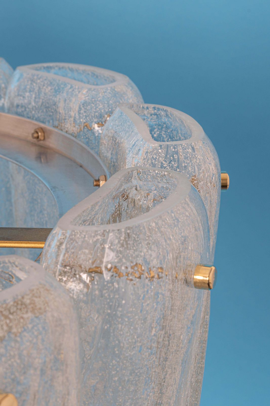 Verlichting Stunning Murano Glass Chandelier By Doria, Germany, 1960s photo