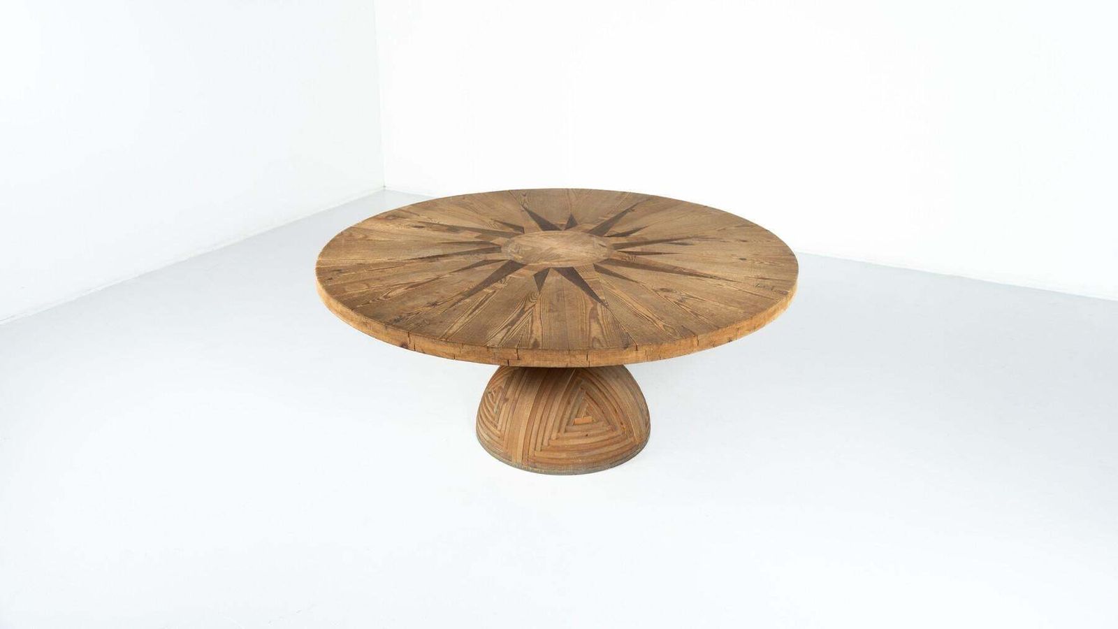 Rosa Dei Venti Table By Mario Ceroli, Mobili Nella Valle, Poltrona, 1970s photo vinterior
