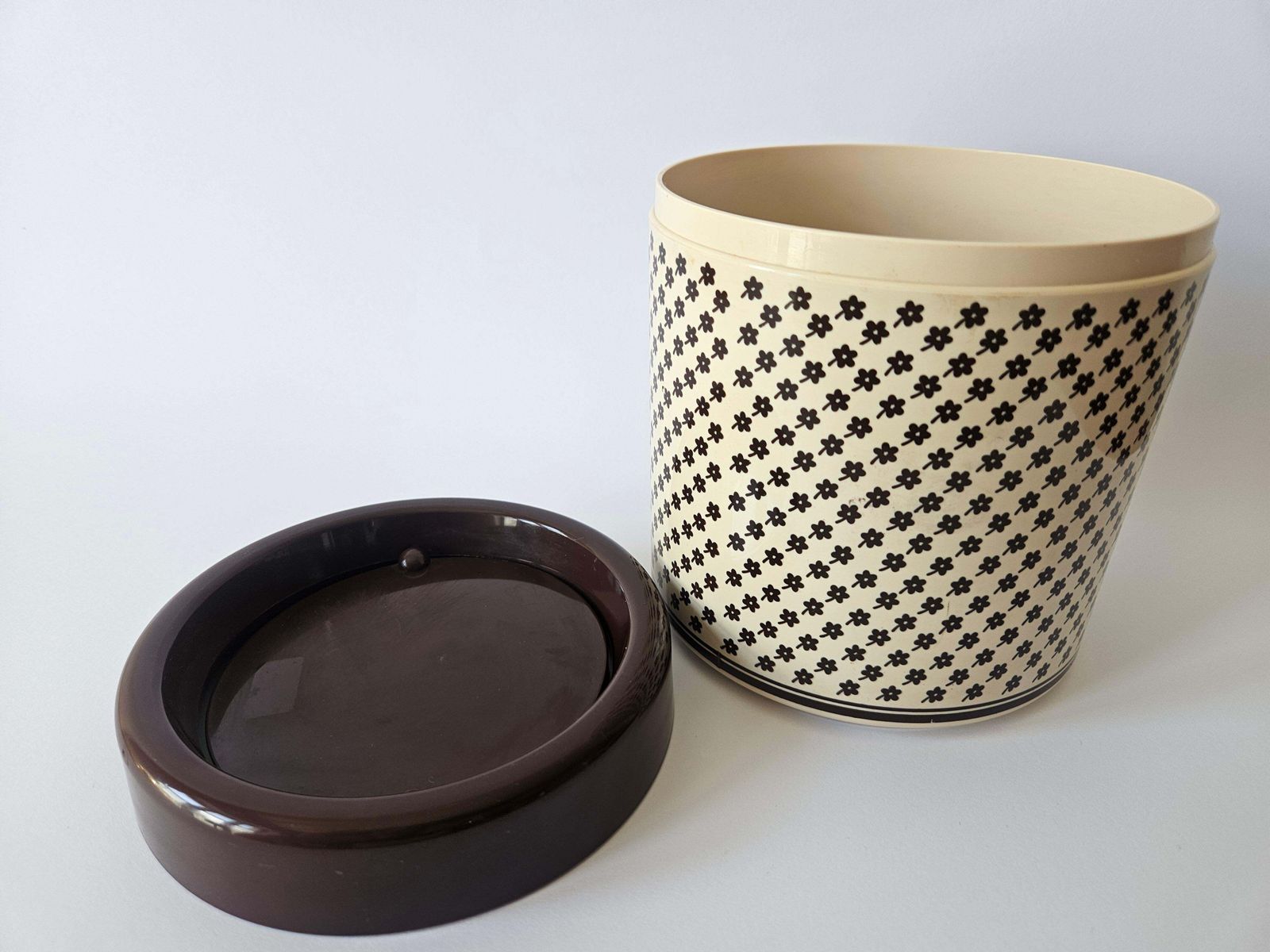 Rare Midcentury Desk Or Table Wastebasket Emsa, Germany, 1970s photo buy