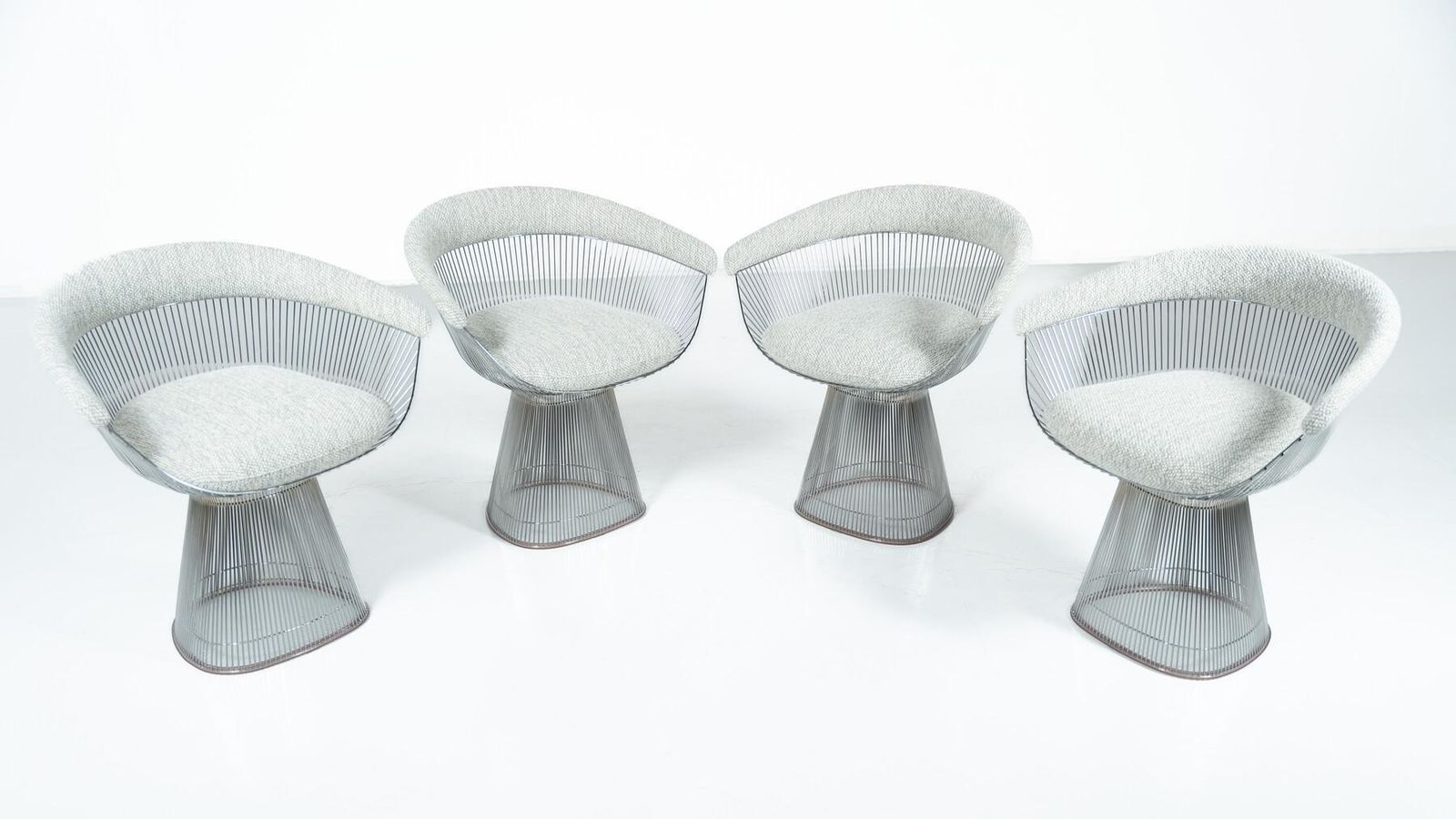 Set Of 4 Chairs Warren Platner For Knoll International, 1960s photo 15580.0
