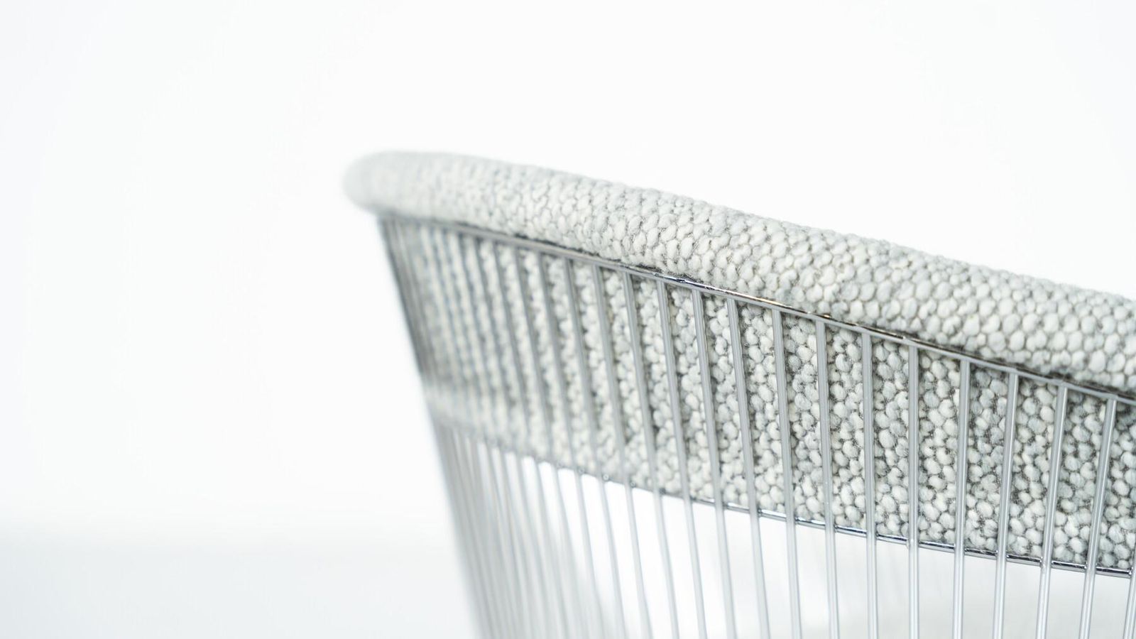 photo for sale Set Of 4 Chairs Warren Platner For Knoll International, 1960s