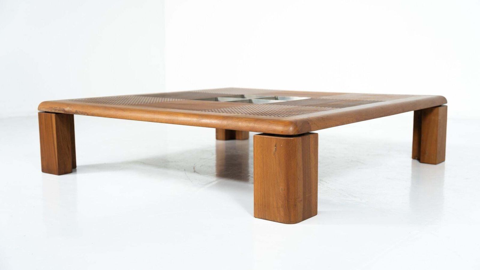 Mid Century Modern Large Italian Coffee Table By Silvio Coppola, 1970s photo Furniture