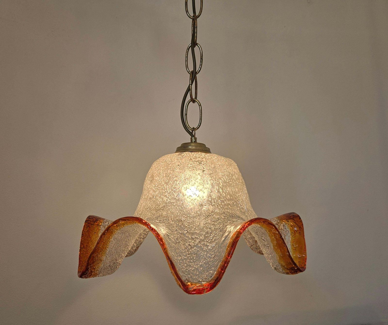photo vinterior Midcentury Rare Chandelier Mazzega, Murano Glass, Italy, 1970s