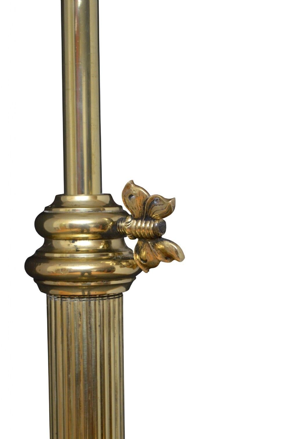 Art Nouveau Brass Floor Standard Lamp Height Adjustable photo buy