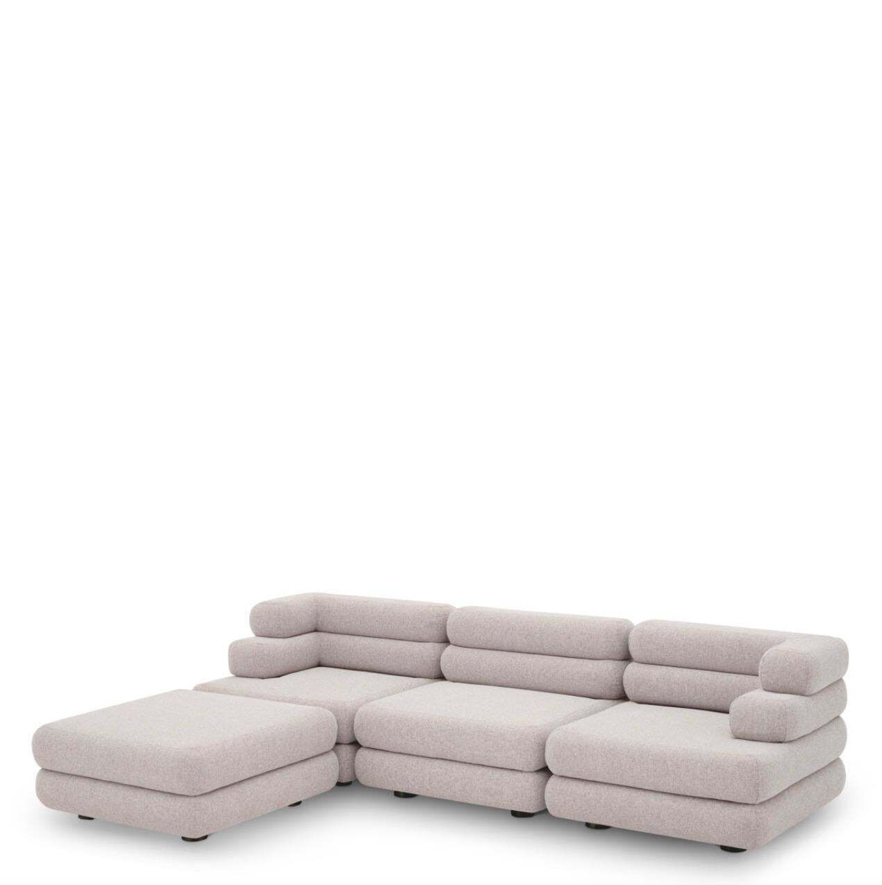 photo for sale Outdoor Modular Sofa Ottoman Mauritius Light Grey