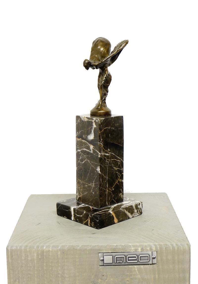 Art Deco Golden Bronze Spirit Of Ecstasy Sculpture photo furniture