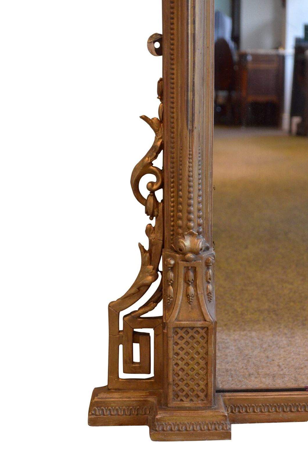 Large Giltwood Wall Mirror Overmantel H169cm photo buy