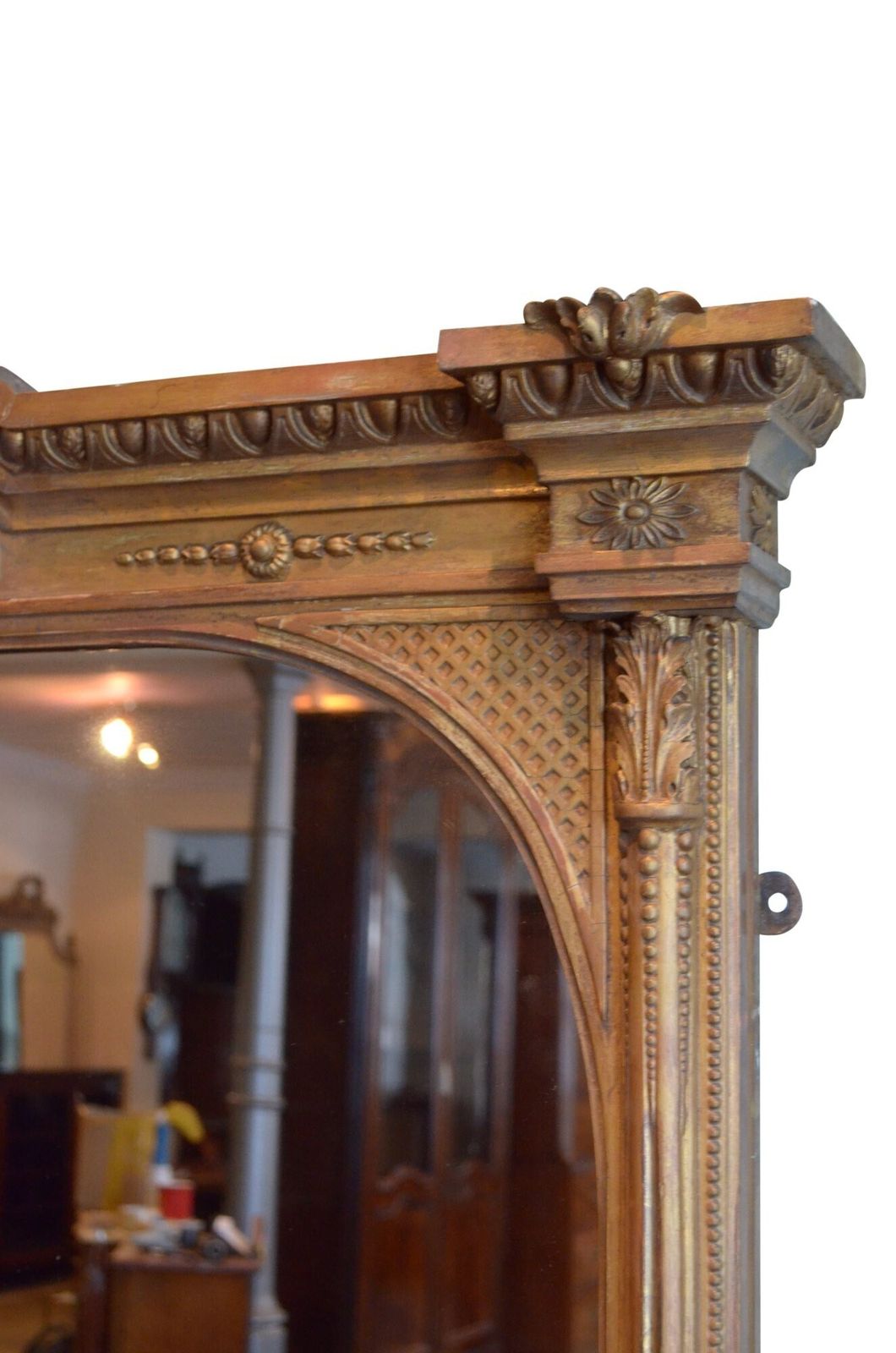Home Decor Large Giltwood Wall Mirror Overmantel H169cm photo