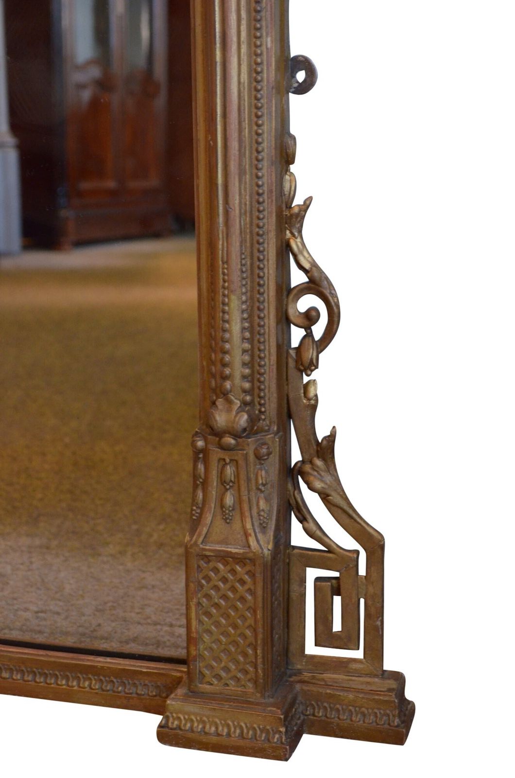 photo vinterior Large Giltwood Wall Mirror Overmantel H169cm