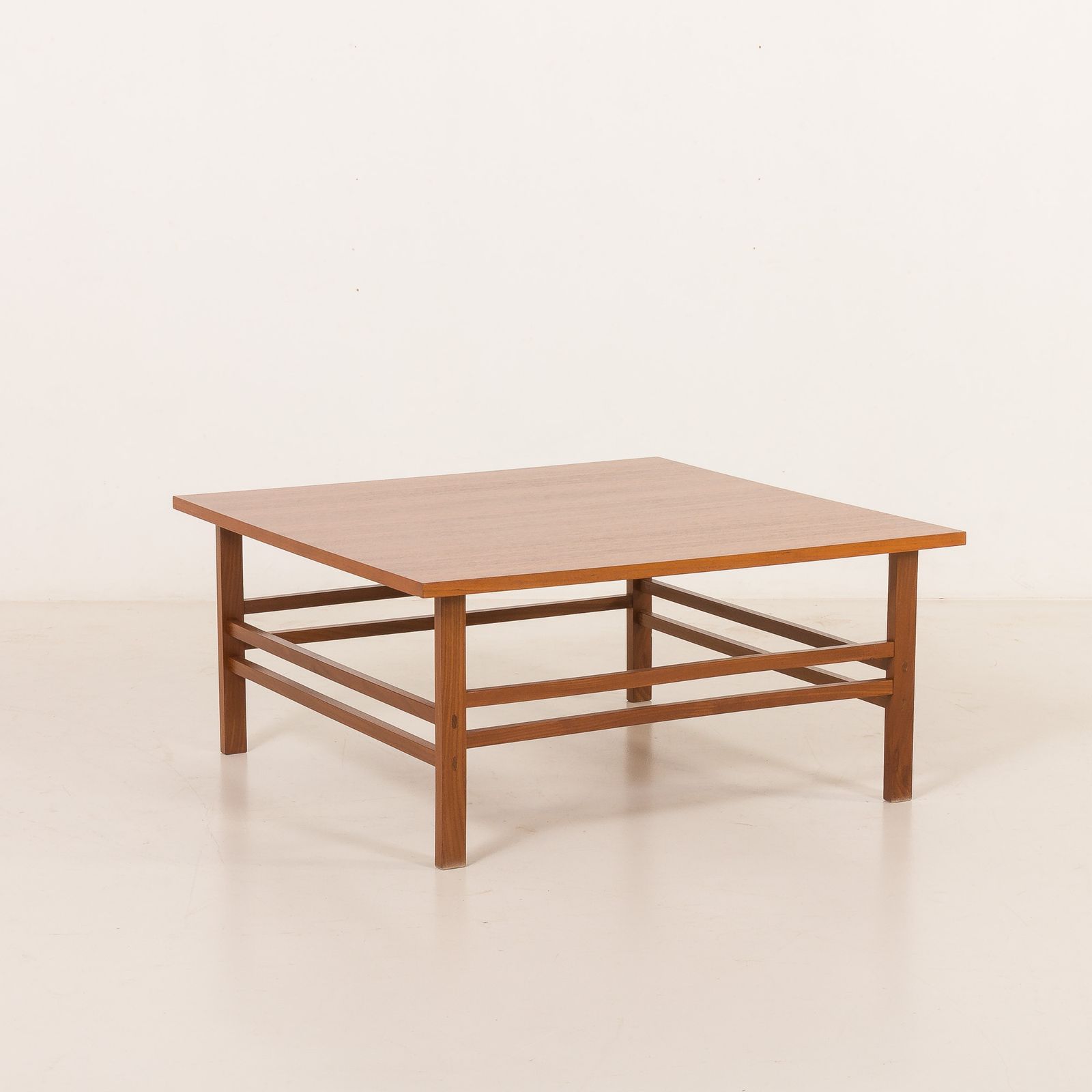 Scandinavian Mid Century Square Teak Coffee Table, Denmark 1970s photo furniture
