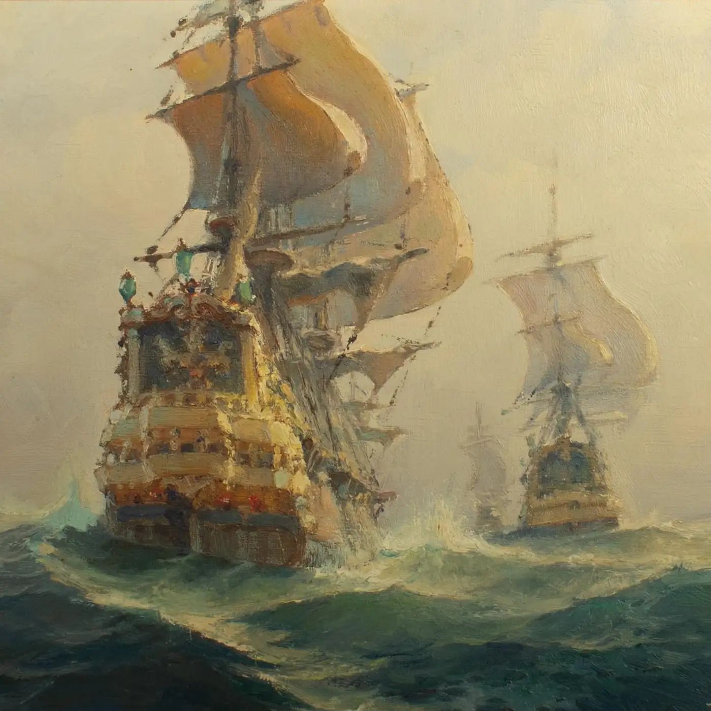 Henri Miloch (1898 1979) Peinture maritime, signée et datée photo furniture