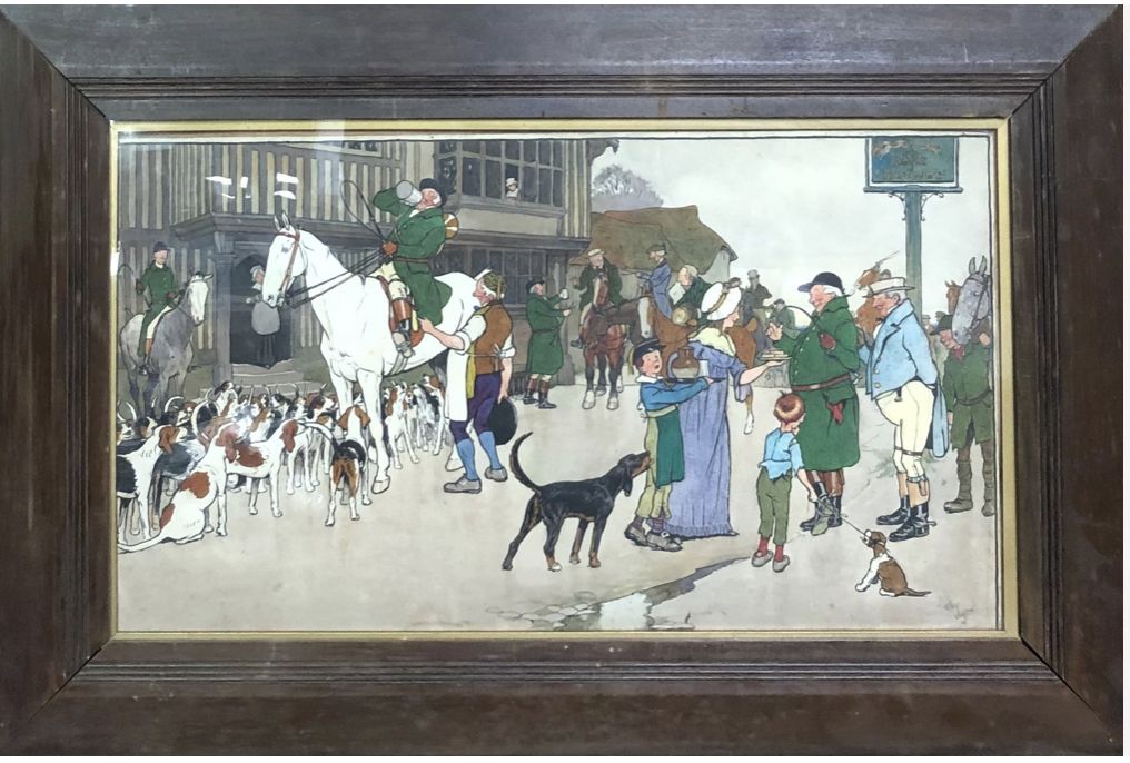 Cecil Aldin (1870 1935) The Meet At The Hare Hounds