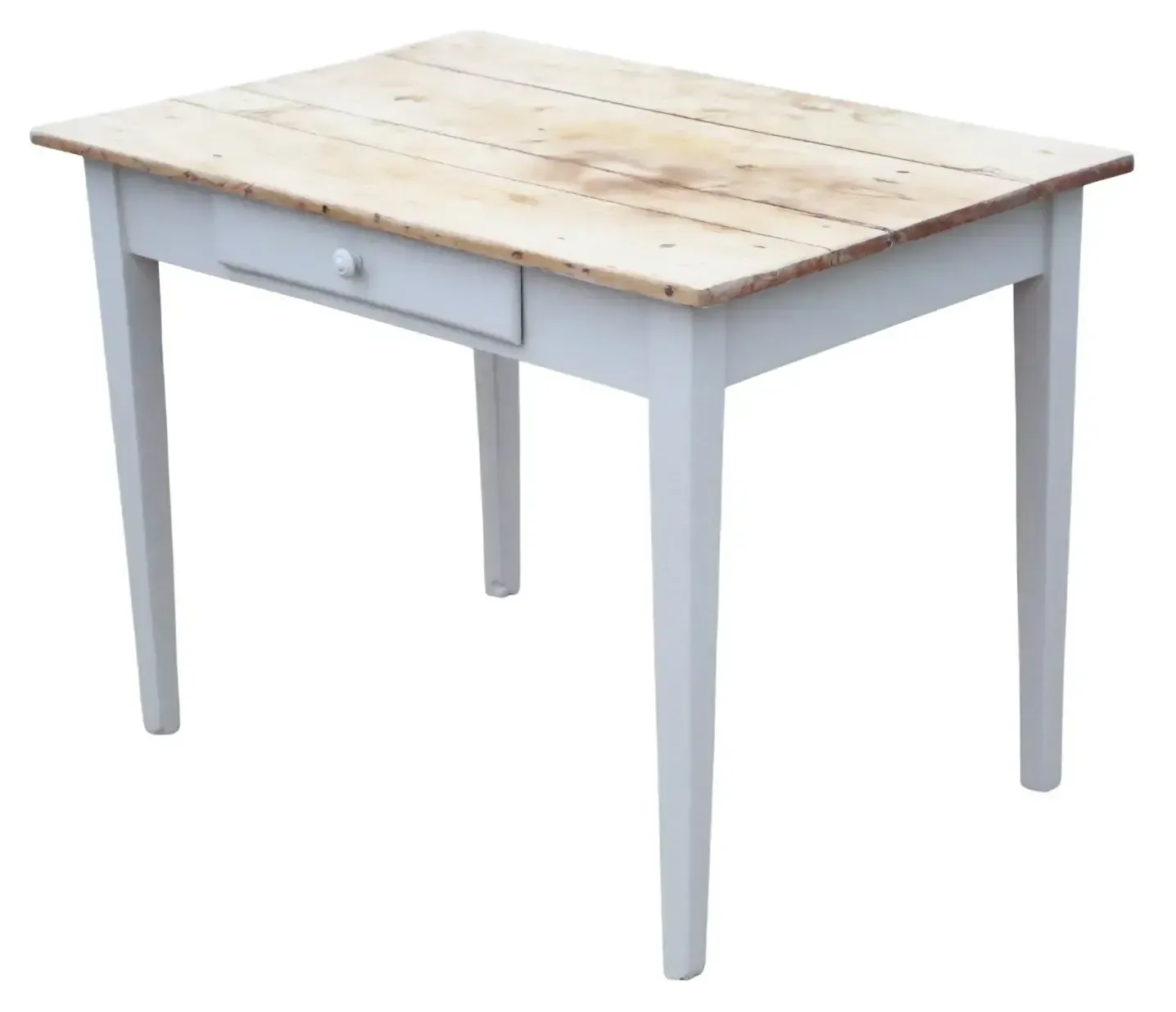Antique 19th Century French Scrub Top Kitchen Table – Writing / Dressing Desk, Fine Quality photo furniture