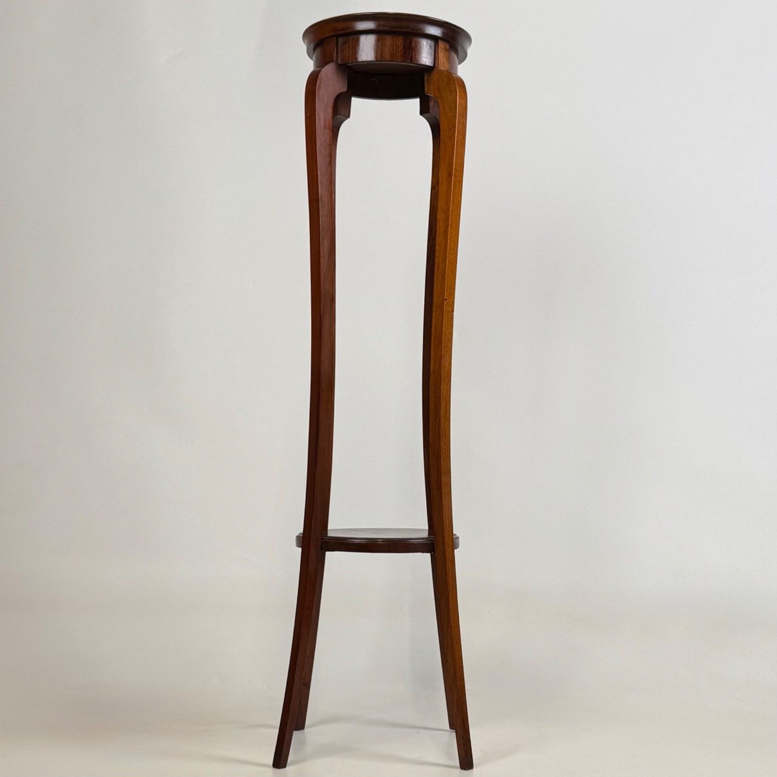 Antique 20th Century Edwardian Plant Stand In Mahogany ( Af 5534 ) photo Home Decor