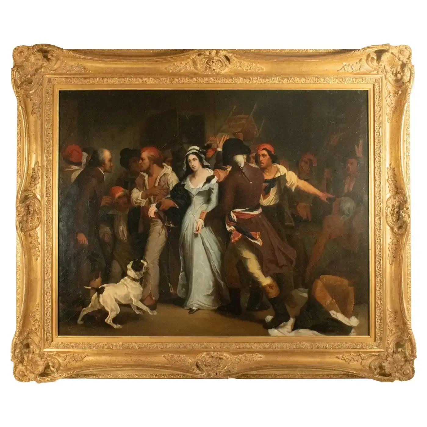 Original H Scheffer, Charlotte Corday, C.1830 – Estate Of Severin Wundermann