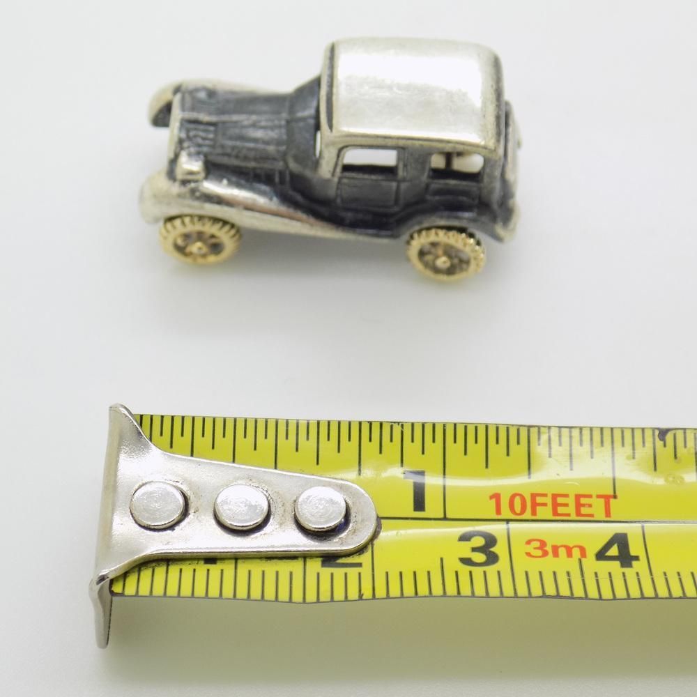 photo vinterior Vintage Italian Sterling Silver 925 Classic Car, 1980s