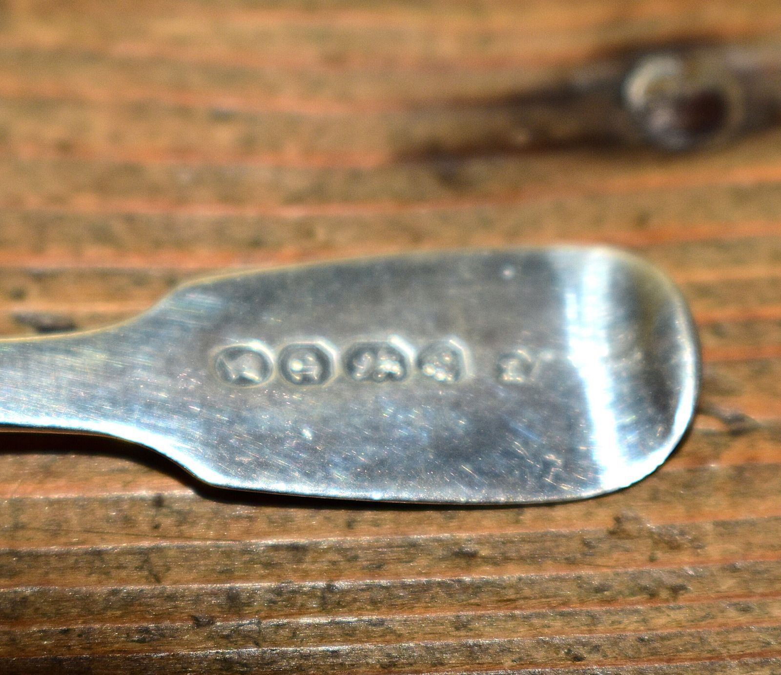 photo furniture Early Victorian Sterling Silver Caddy Spoon By William Eaton London 1838
