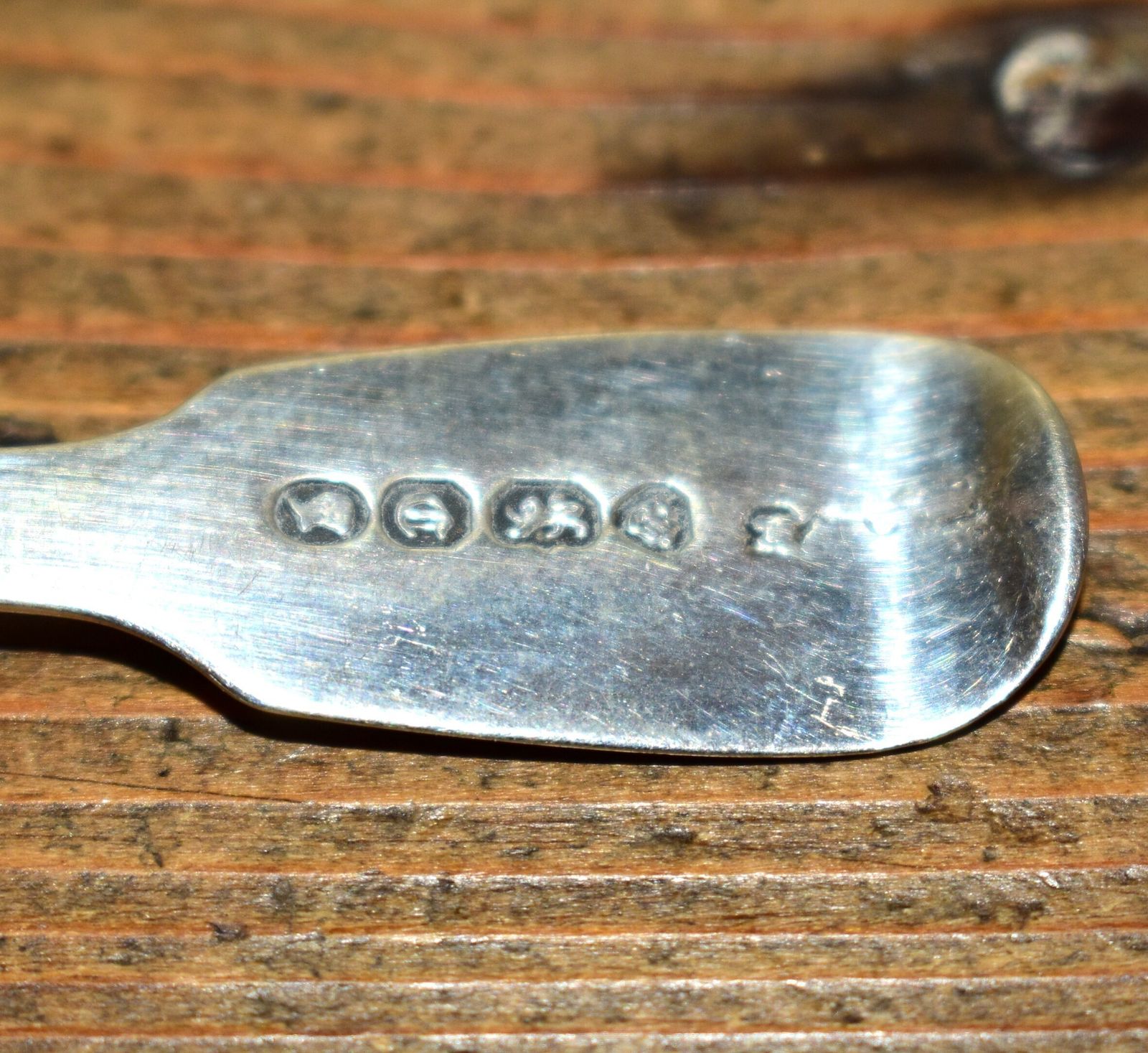photo for sale Early Victorian Sterling Silver Caddy Spoon By William Eaton London 1838