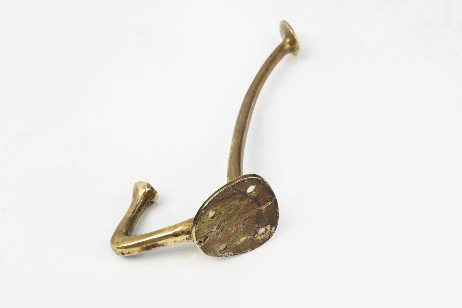 photo for sale Art Nouveau Brass Wall Hooks From Adolf Loos, Vienna, Austria, 1910s, Set Of 4