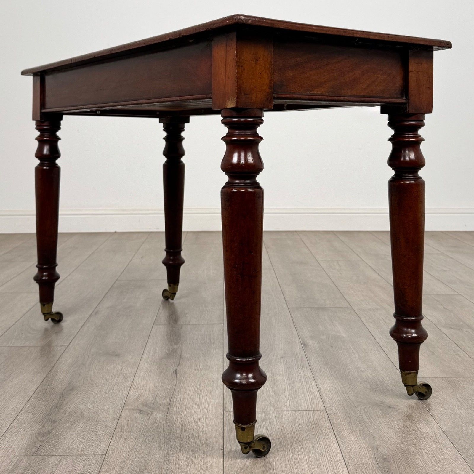 Antique 19th Century Victorian Writing Table In Mahogany ( Af 5566 ) photo vinterior
