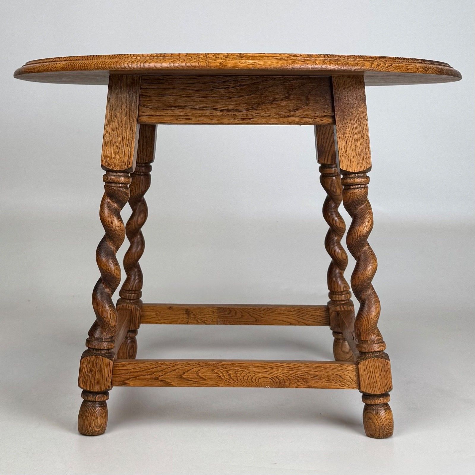 Antique 20th Century Round Edwardian Coffee Table In Oak ( Af 5536 ) photo 365.0