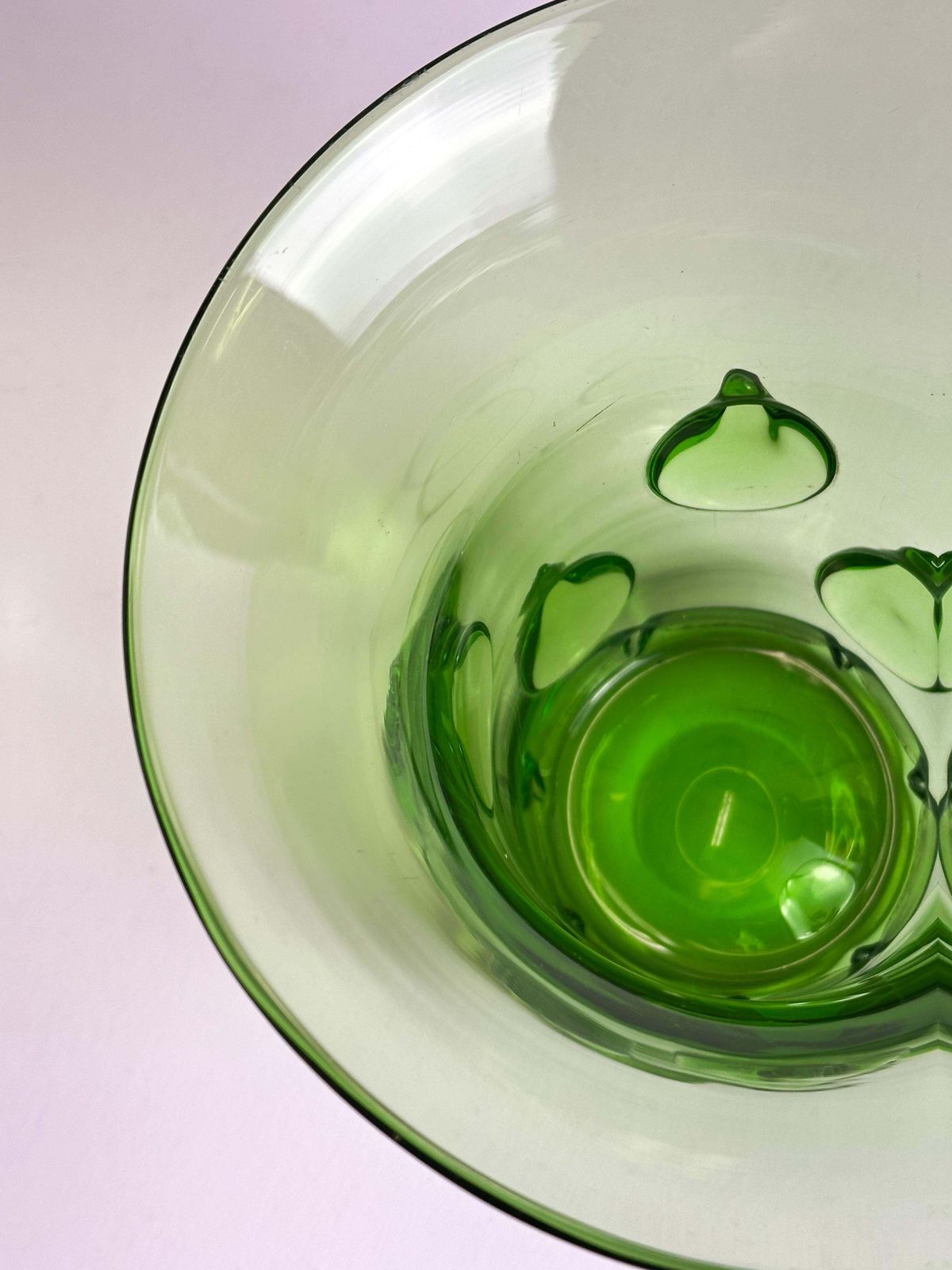 Art Deco Green Glass Vase By Wolfgang Von Wersin, Austria, 1924 photo for sale