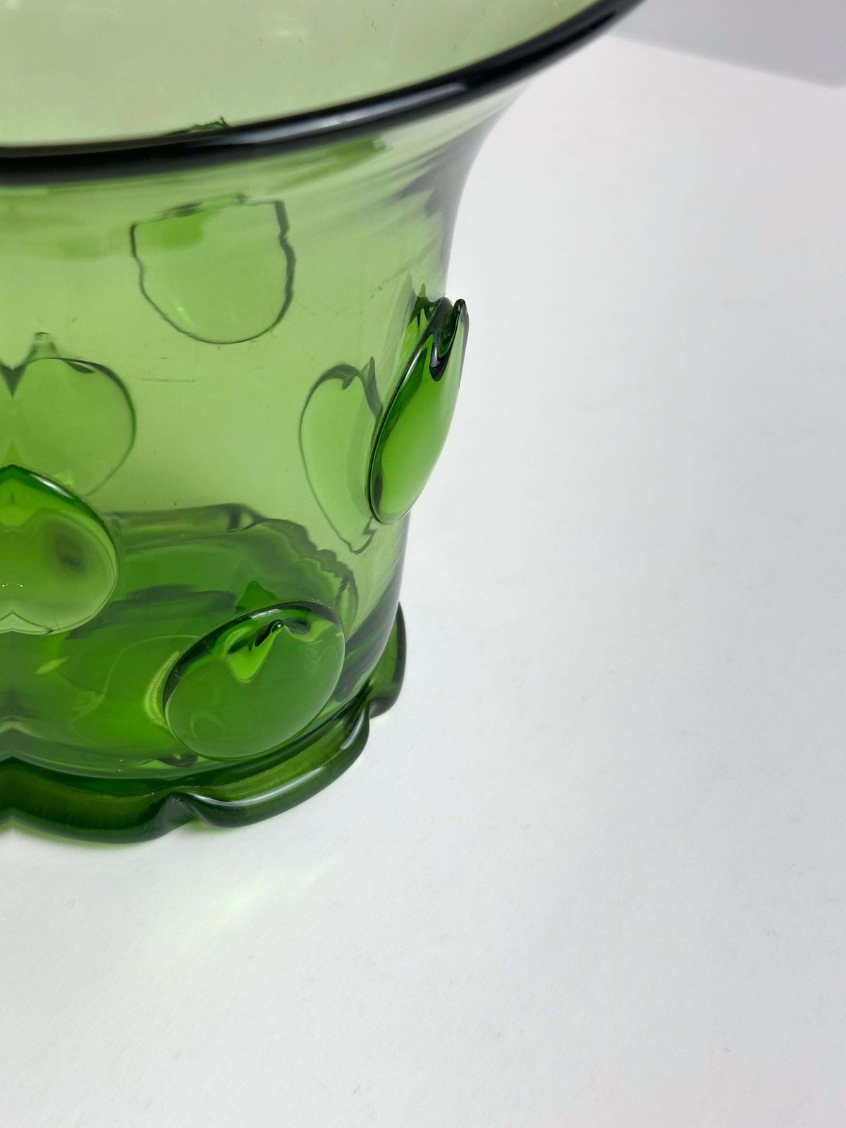 Art Deco Green Glass Vase By Wolfgang Von Wersin, Austria, 1924 photo vinterior