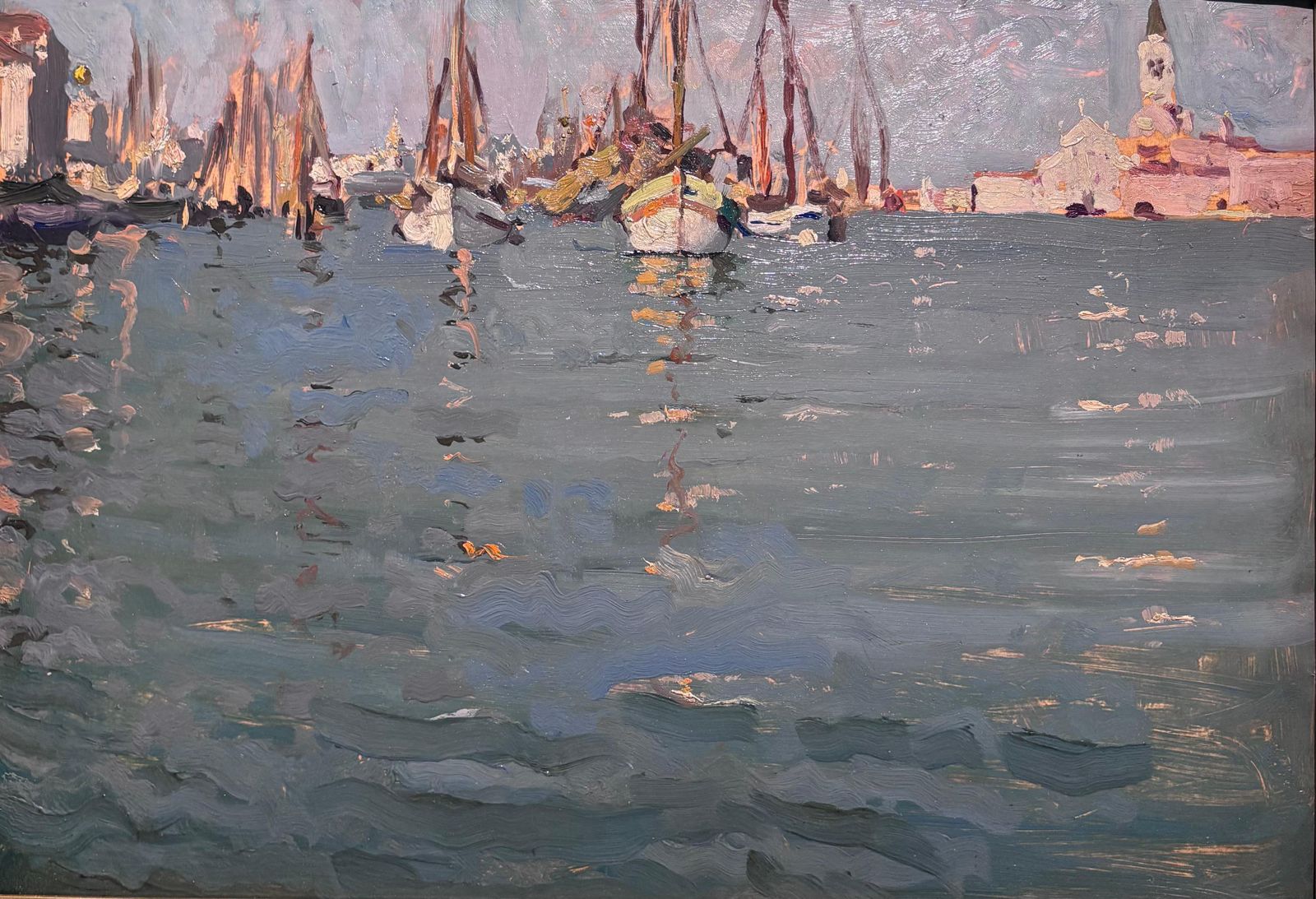 John Guarlotti Venice , Oil On Cardboard 50 X 36 Cm , 1934 1934 photo Art