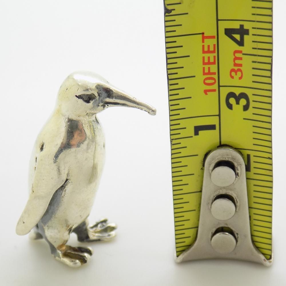 164.0 Vintage Italian Handmade 925 Sterling Silver Penguin, 1980s photo