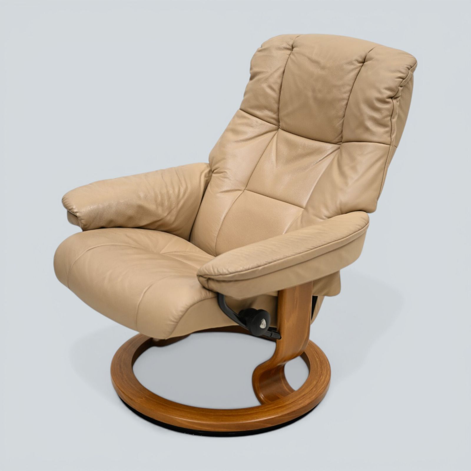 photo for sale Erkornes Stressless Reclining Armchair Mushroom Leather Swivel Free Uk Delivery