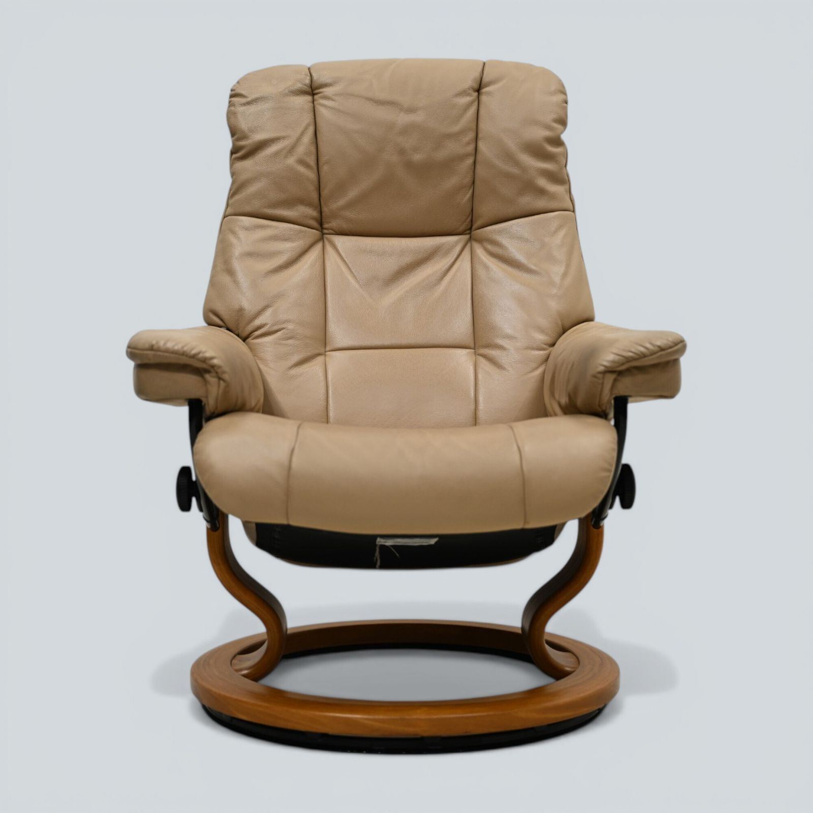 photo buy Erkornes Stressless Reclining Armchair Mushroom Leather Swivel Free Uk Delivery
