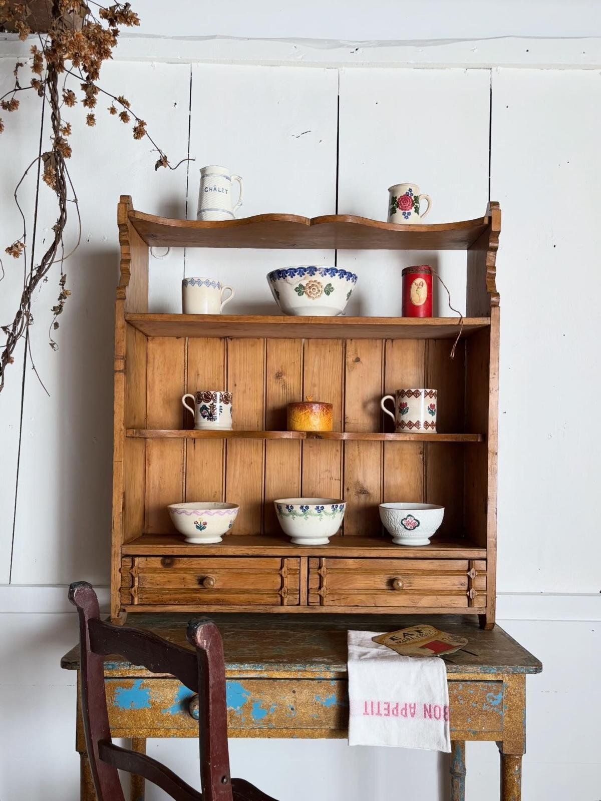 Nineteenth Century Hand Carved Hanging Shelves photo furniture