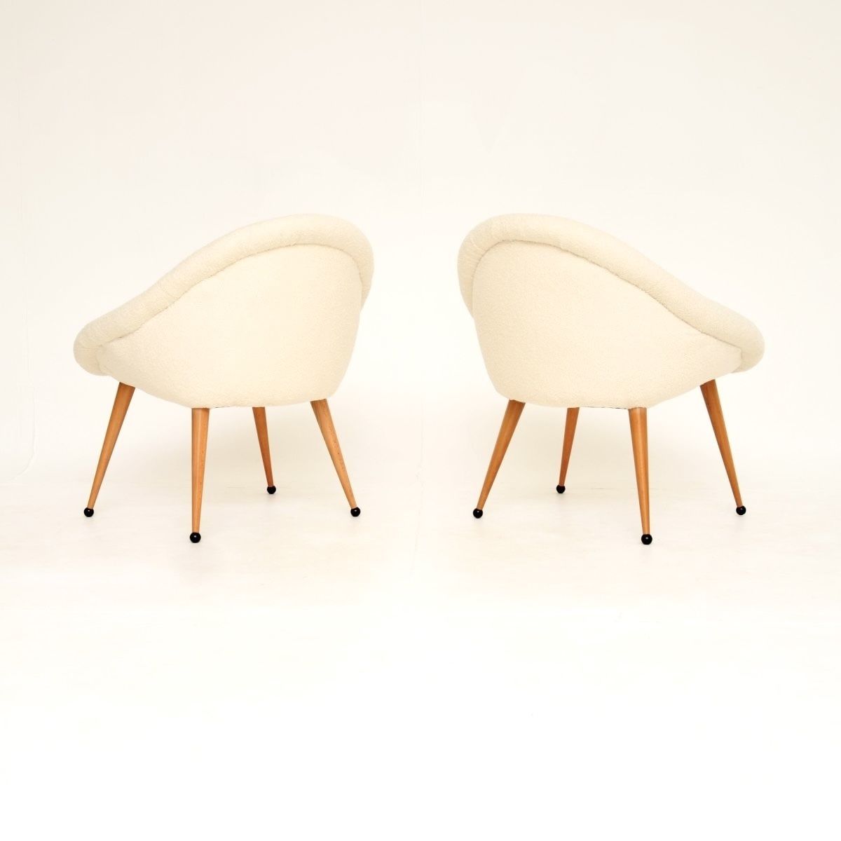photo furniture Pair Of Vintage French Pod Armchairs