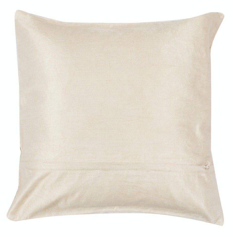 21"X20" 100% Silk Cushion Cover. Embroidered Accent Pillow. Luxury Throw Pillow photo 81.0