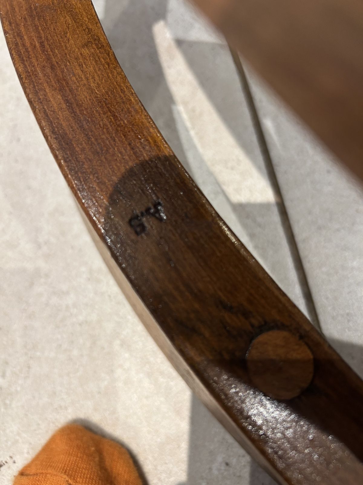 Two Bentwood Chairs Stamped W Birch 1941 photo furniture