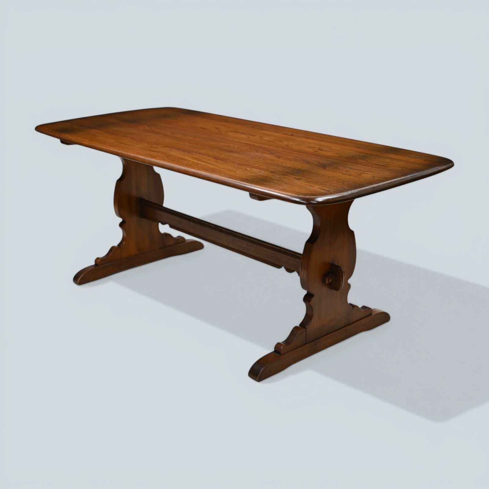 Ercol Refectory Dining Table Plank Top Model 419 In Golden Dawn Free Uk Delivery photo for sale