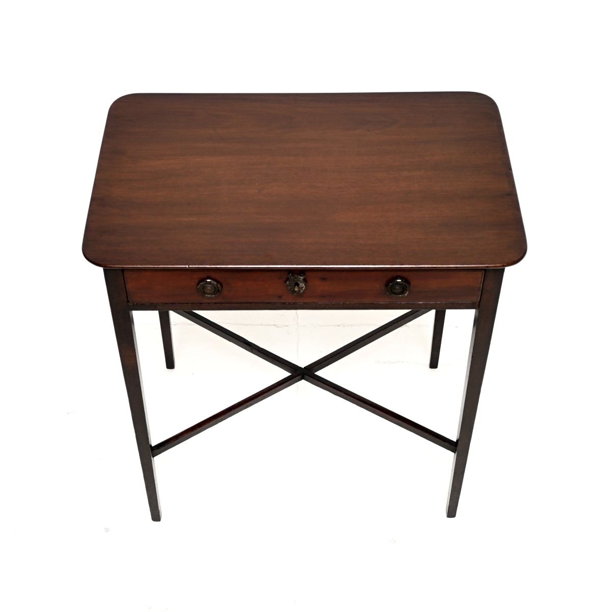 Antique Georgian Period Mahogany Side Table photo for sale
