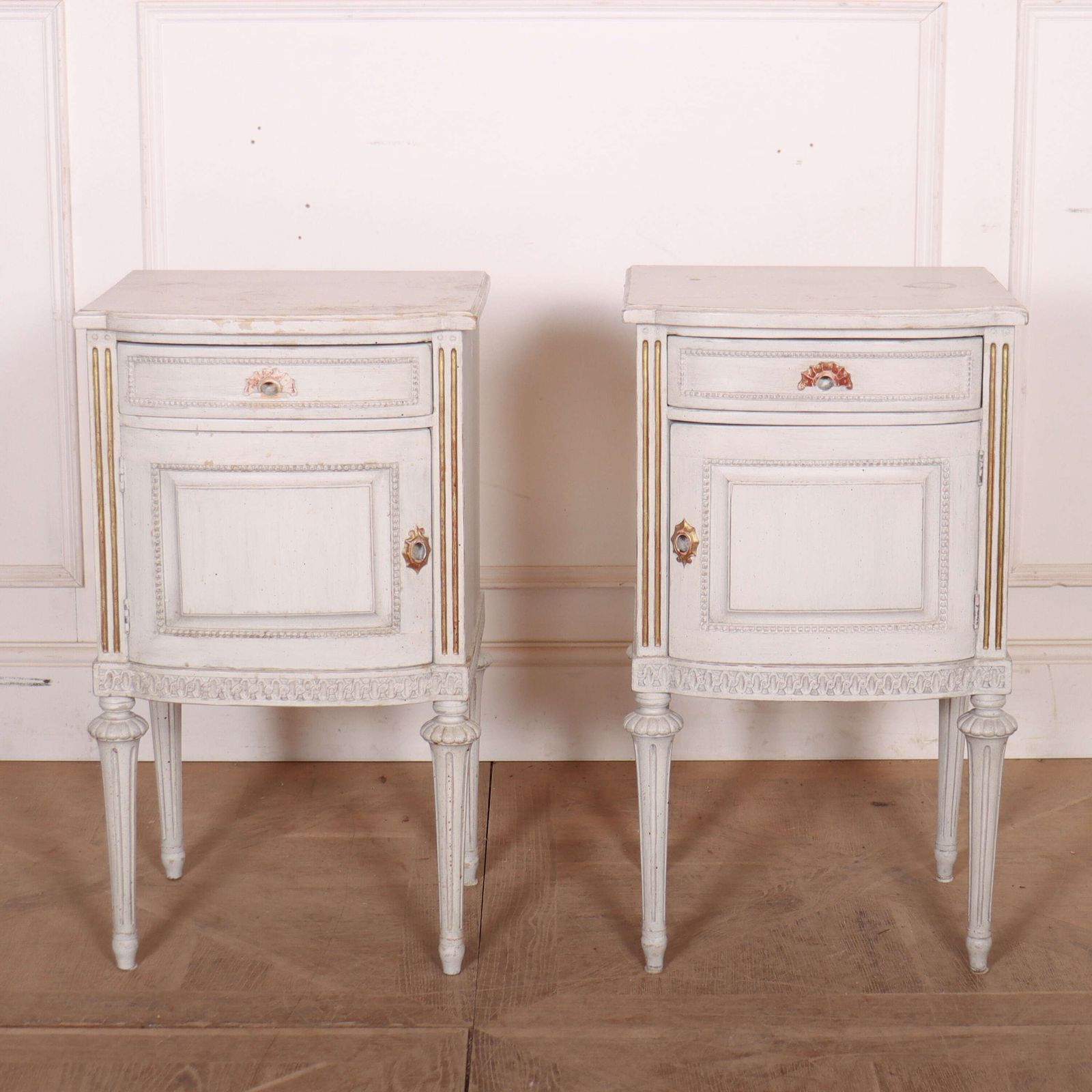 Pair Of Swedish Bedside Cupboards