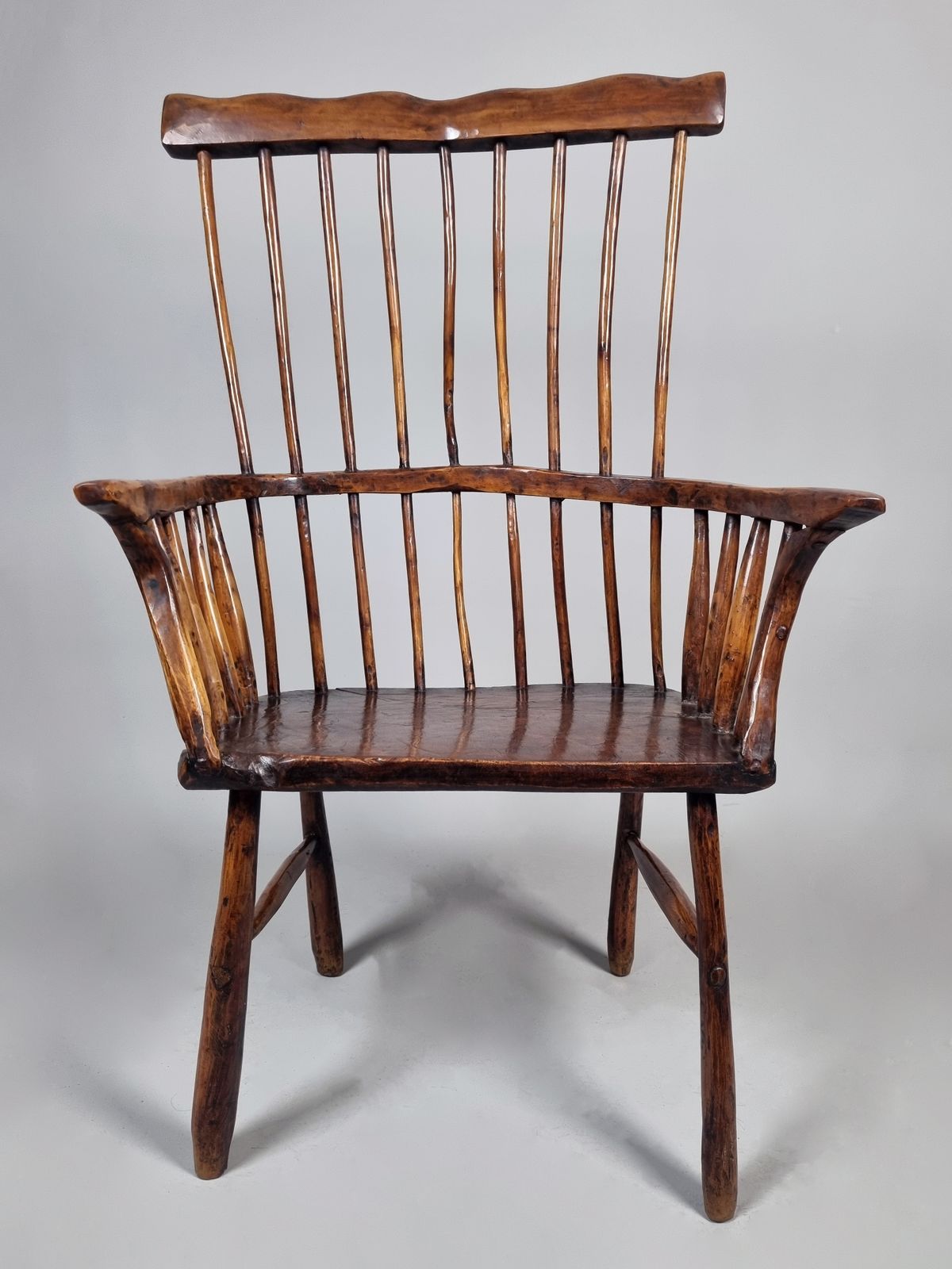 Primitive 18th Century Welsh Hedge Chair