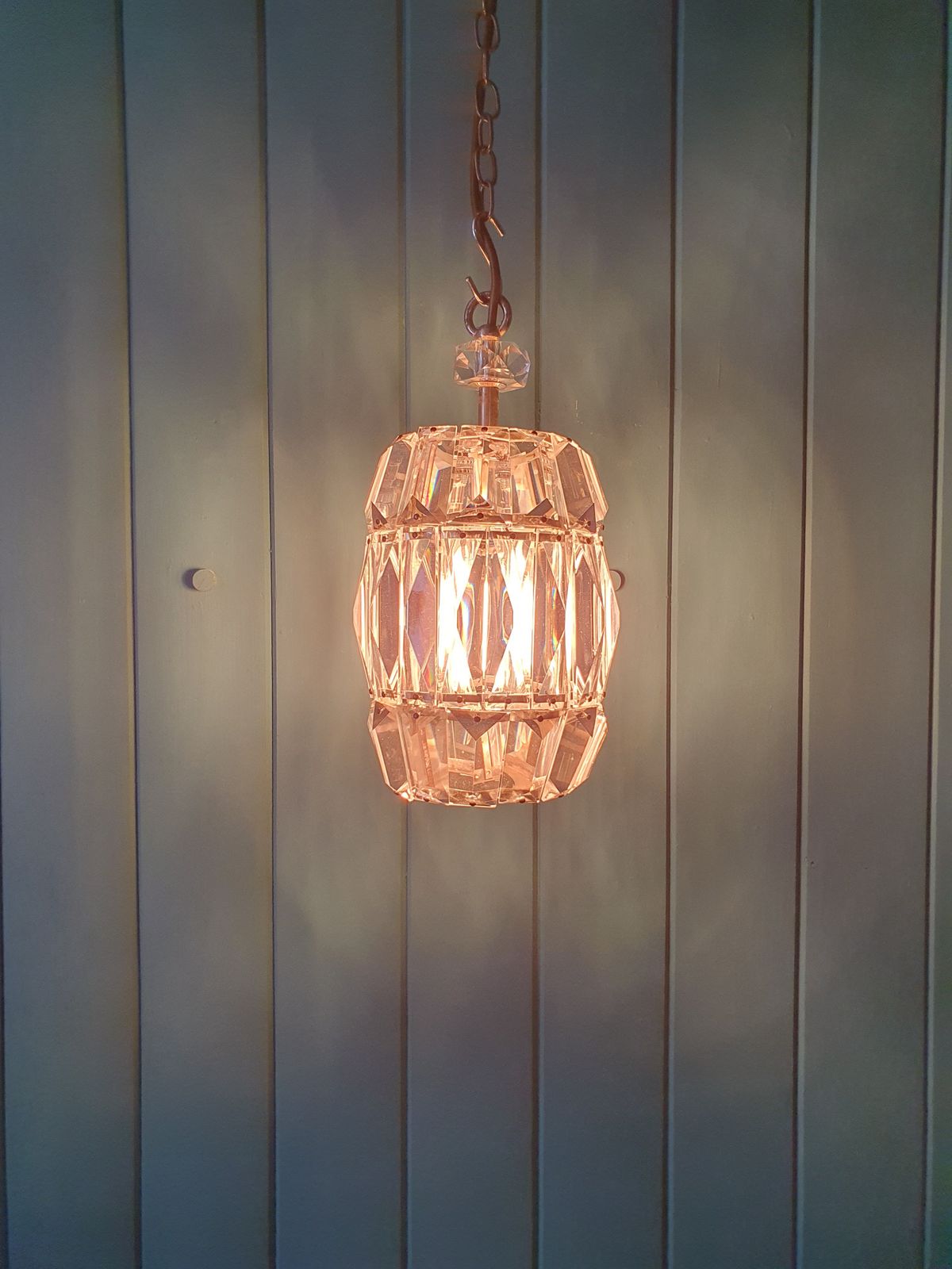 Early 20th Century Prism Chandelier 7" photo furniture