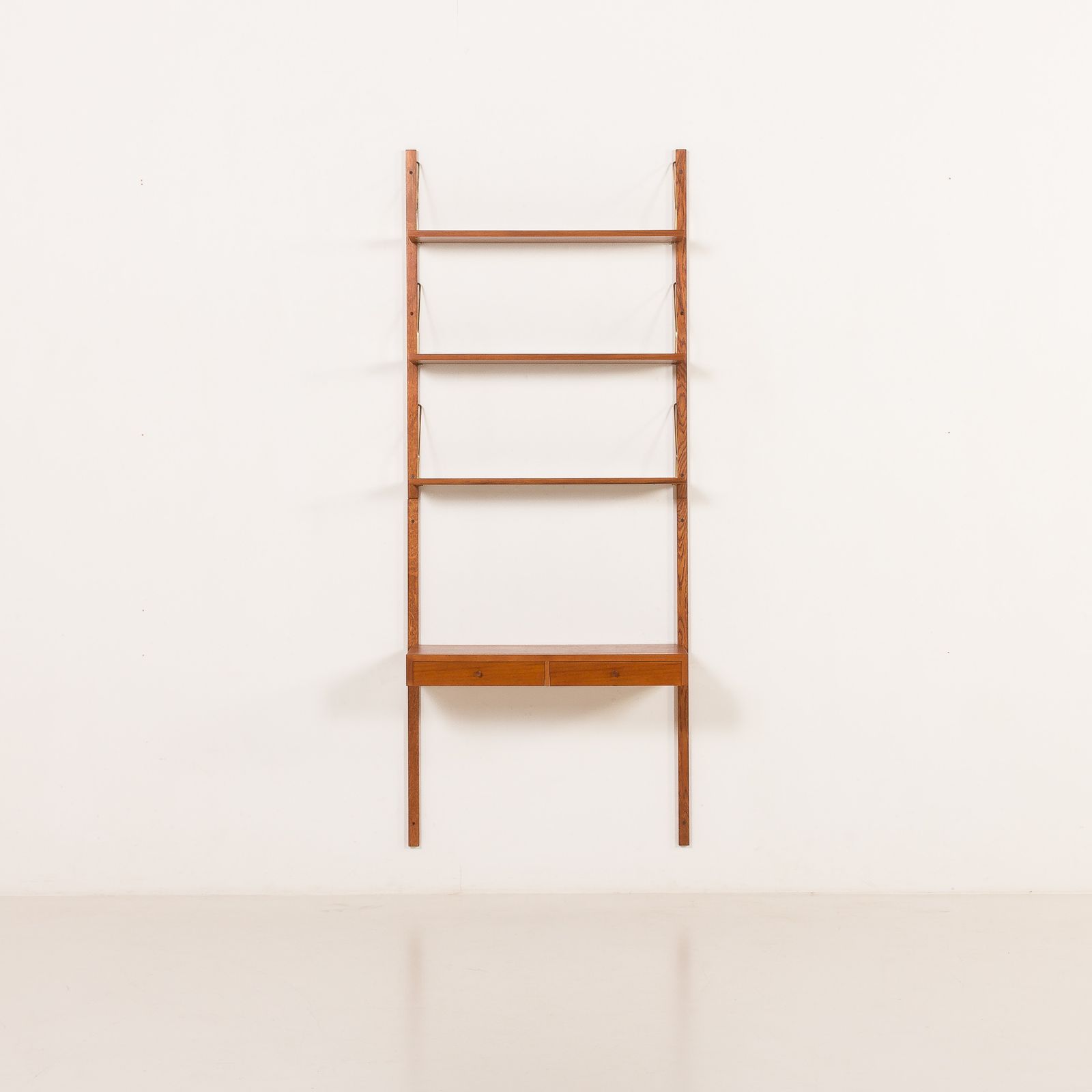 Danish Teak Shelving Unt With A Desk In The Style Of Poul Cadovius, 1960s photo 949.0