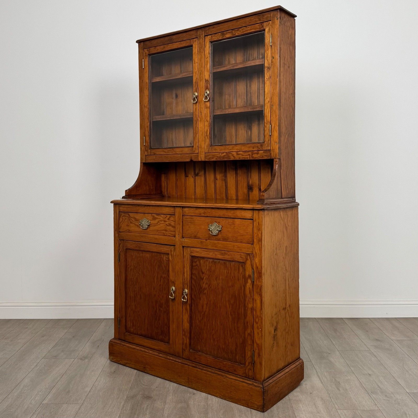 Antique 19th Century Victorian Pitch Pine Dresser ( Af 5563 ) photo Furniture