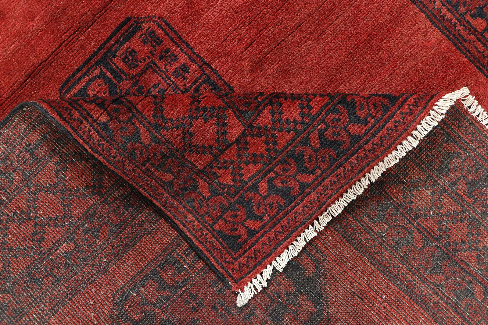 Beautiful Bokhara Hand Knotted Geometric Area Rug 5x6 photo vinterior