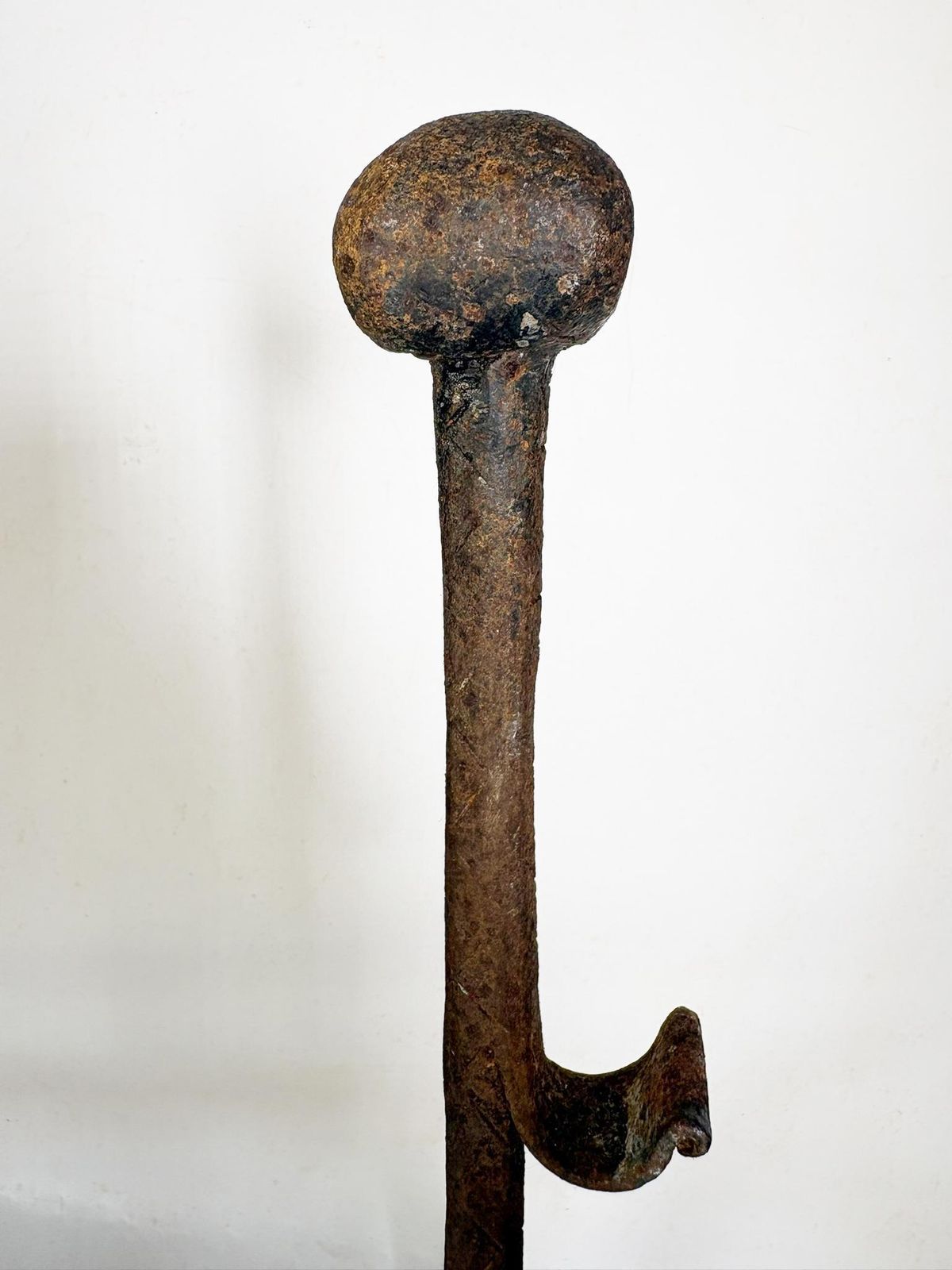 photo vintage Pair Of Cast Iron Andirons, France, 1960.