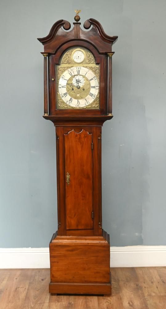 Georgian Scottish Grandfather Clock Longcase Matt Wylie Paisley 1780