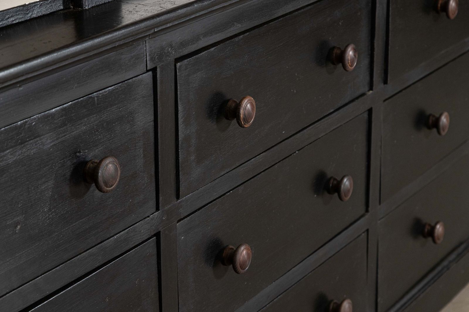 Magnificent Monumental Ebonised French Dresser / Bookcase photo vintage